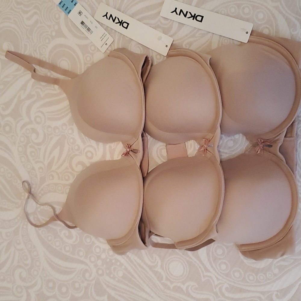 3 DKNY fusion perfect underwire bra NWT